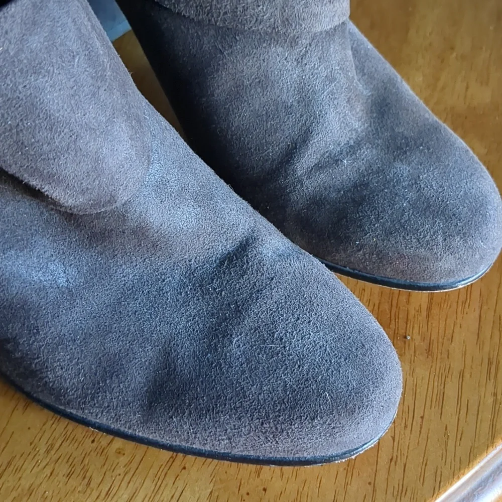 kate spade Brown Suede Ankle Booties